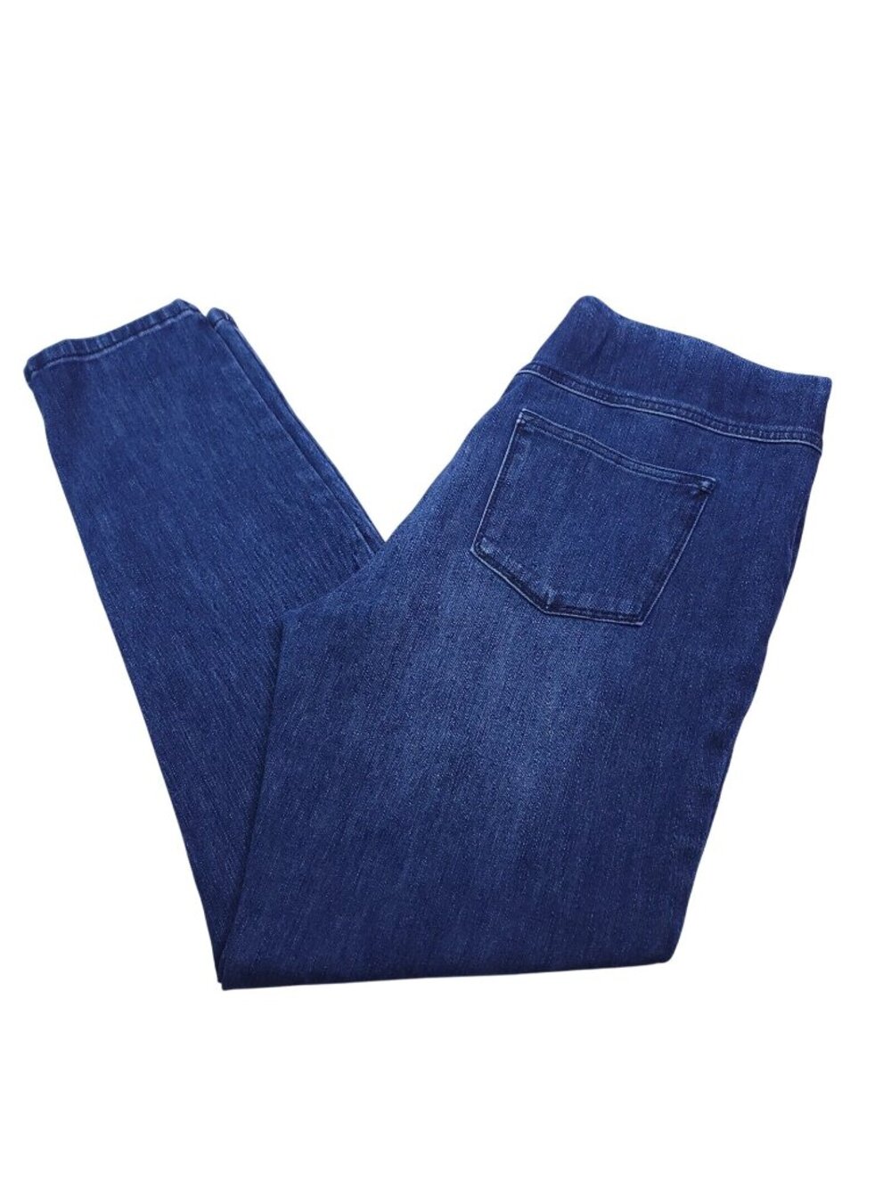 Soft Surroundings Womens Pull-On Denim Jeggings Blue Medium Stretch Casual